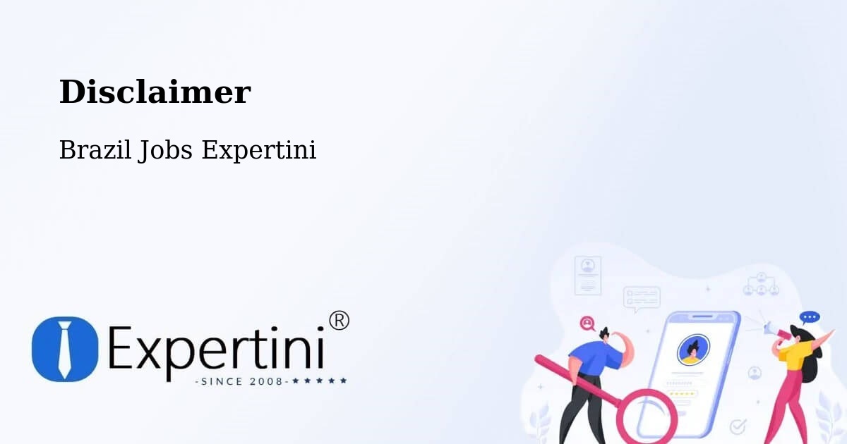 Disclaimer – Coromandel - Brazil Jobs Expertini